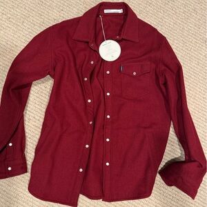 Red Button-Up Shirt